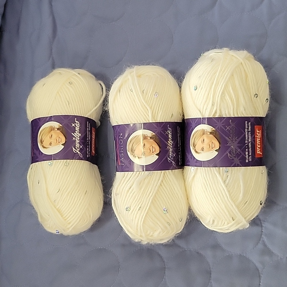 Deborah Norville Fashion Jeweltones Yarn- 3 Skeins
